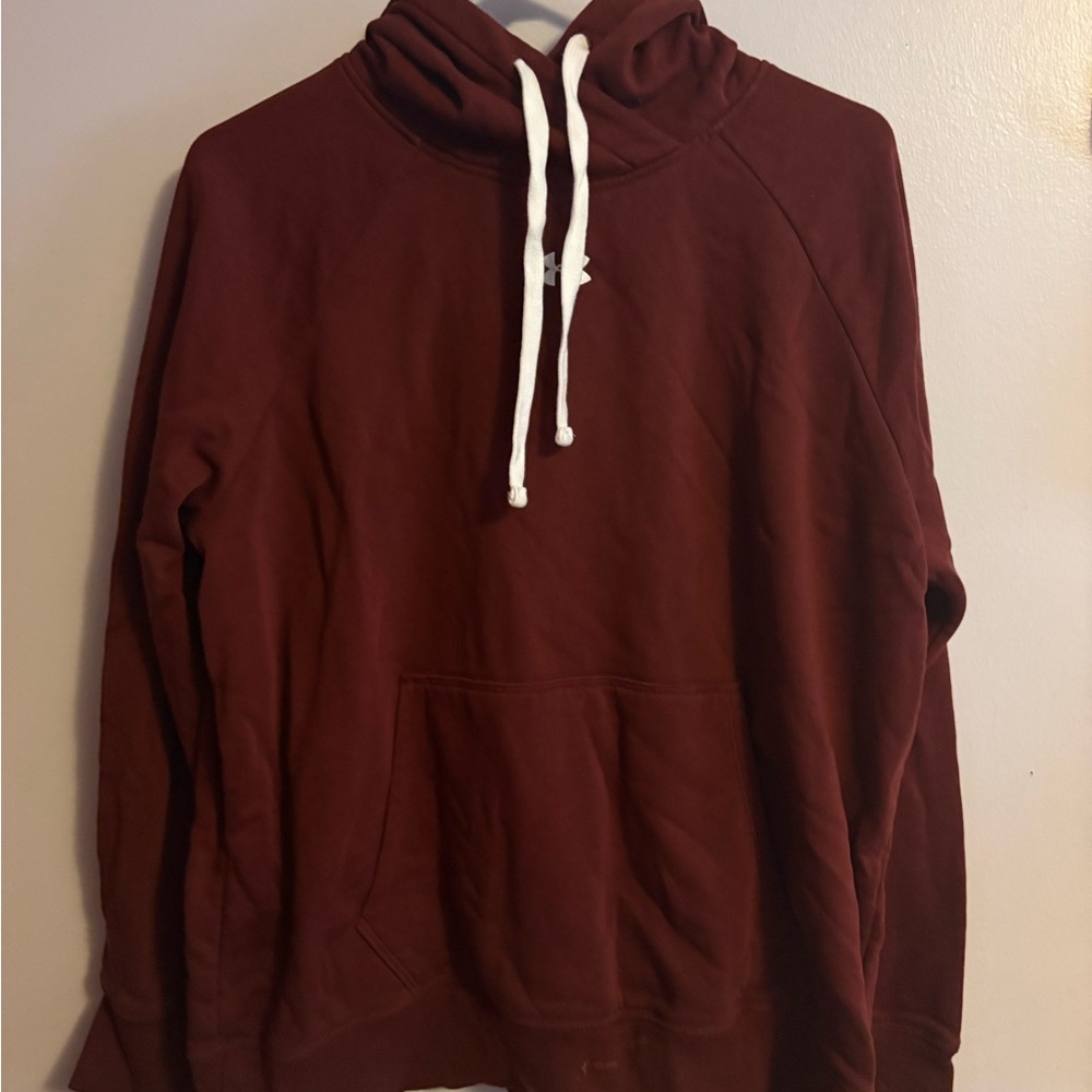 LG Maroon Hoodie with White Drawstrings